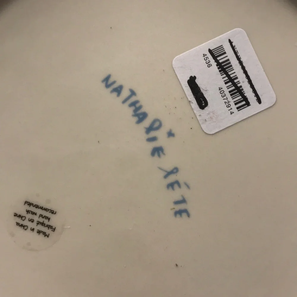 Anthropologie Natalie Lete Francophile plate new